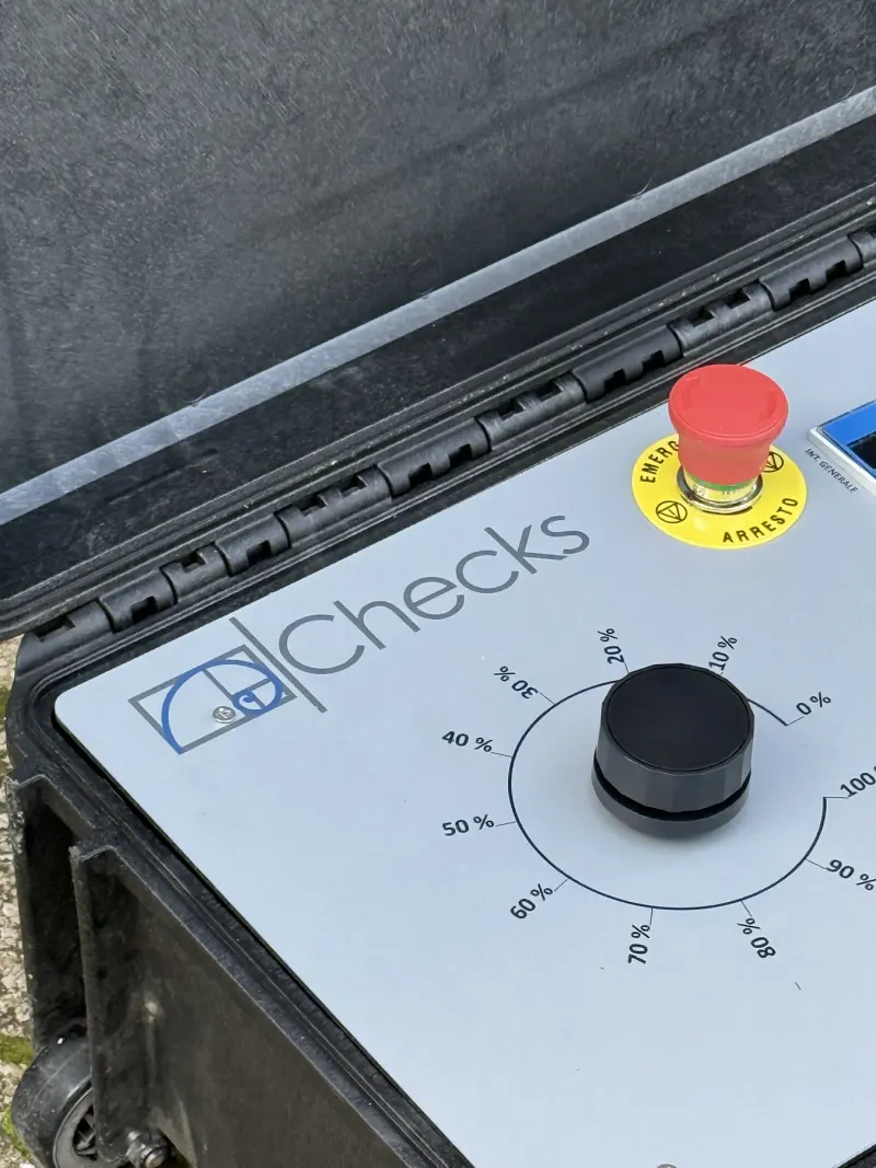 Strumentazione CHECKS utilizzata durante le verifiche degli impianti